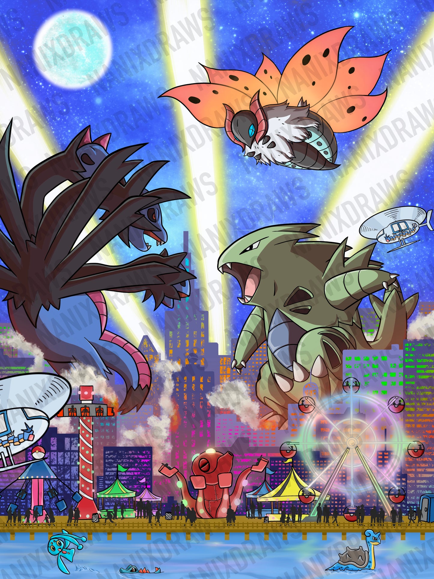 PokeZilla Fight