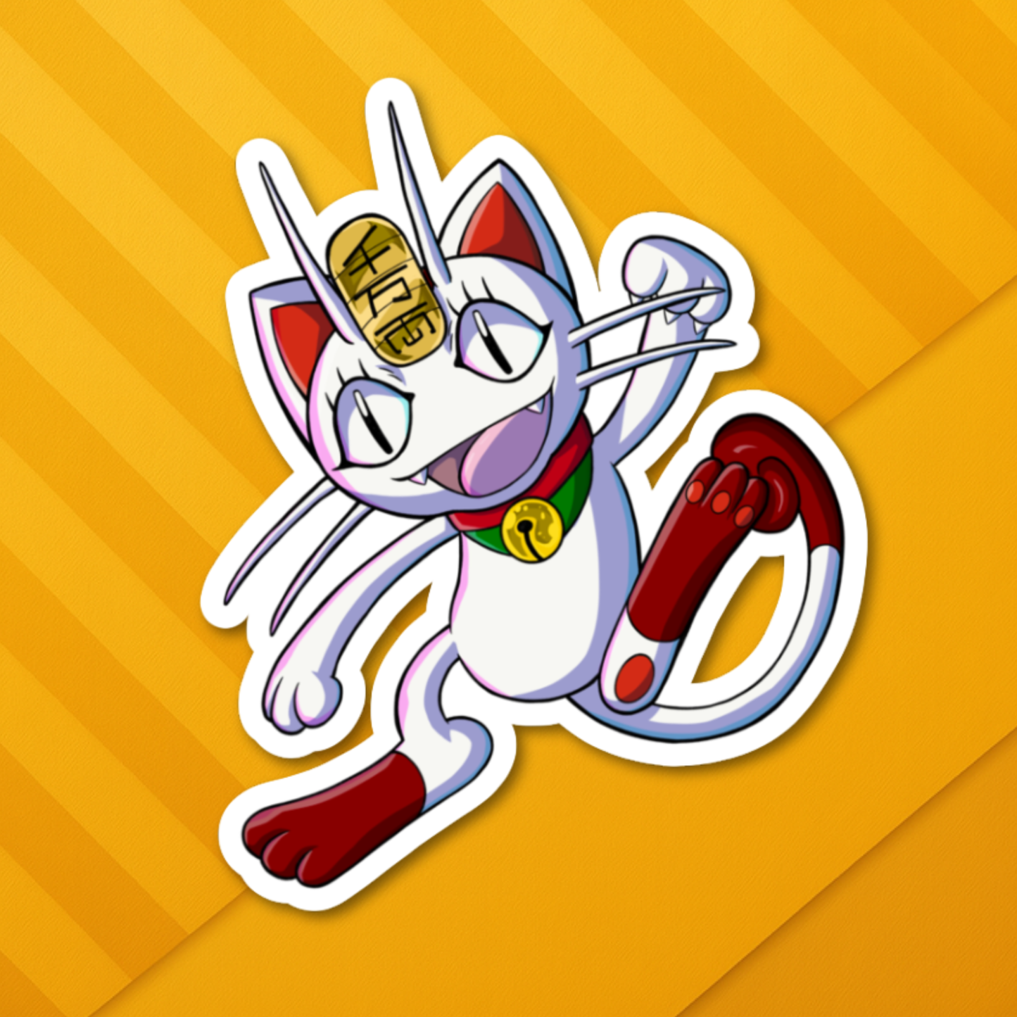 Turbo-Kitty Sticker