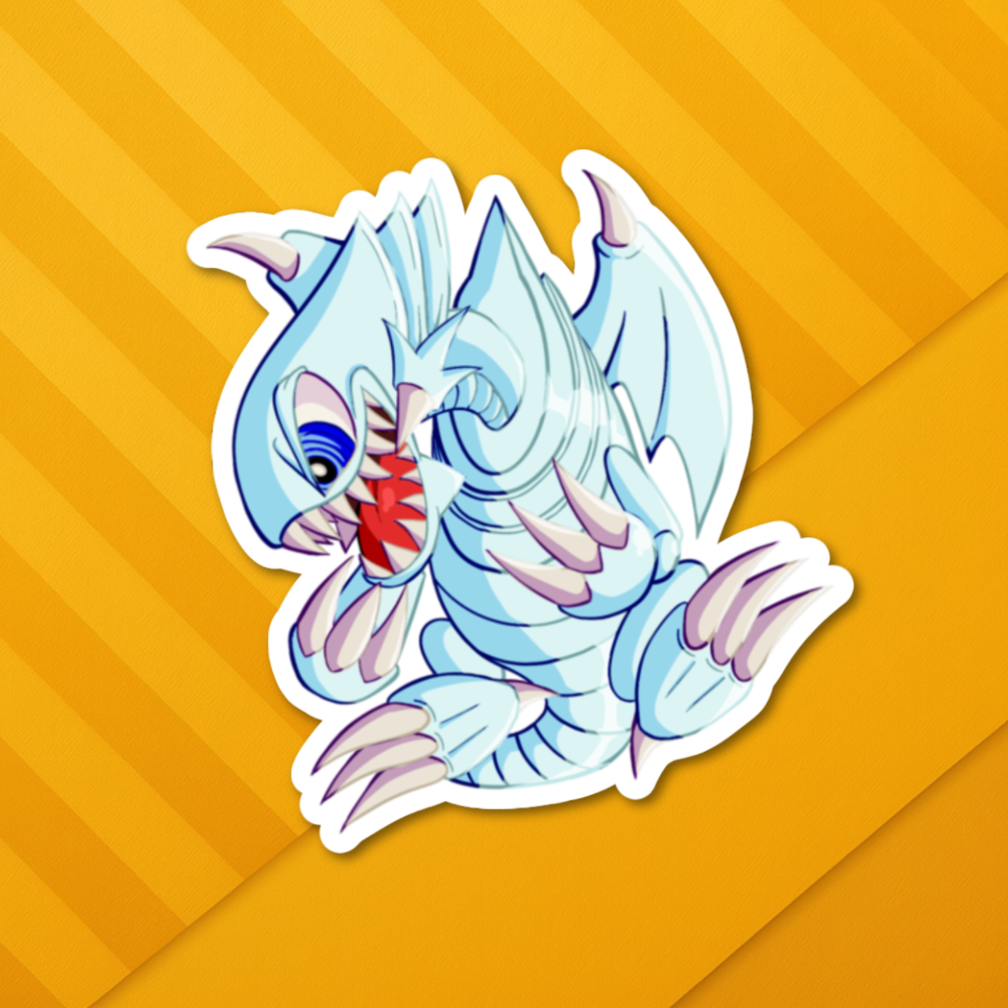 Blue Eyes White Dragon Sticker