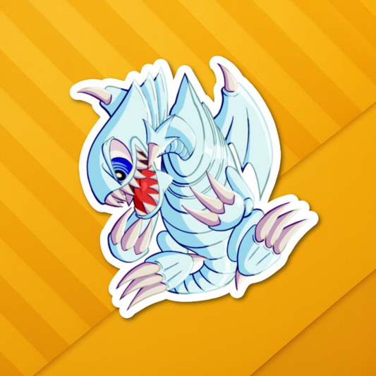 Blue Eyes White Dragon Sticker