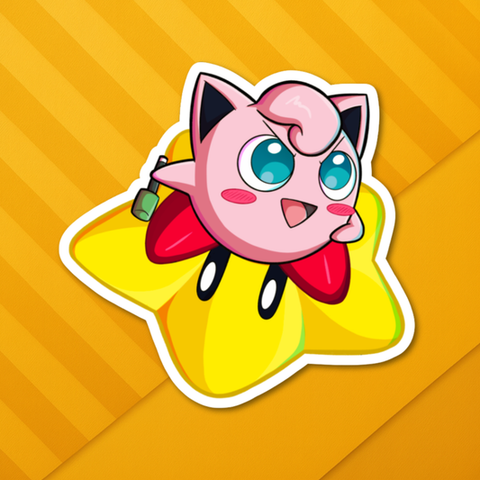 Jiggly-Star Sticker
